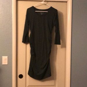 Green Liz Lange maternity dress